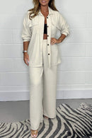 Conjunto Feminino Casual Solto de Duas Peças