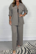 Conjunto Feminino Casual Solto de Duas Peças