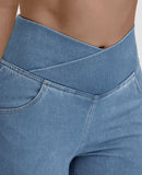 Calça Jeans Urban Flex Cintura Alta Cruzada - Santie®